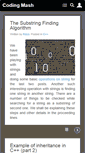 Mobile Screenshot of codingmash.com